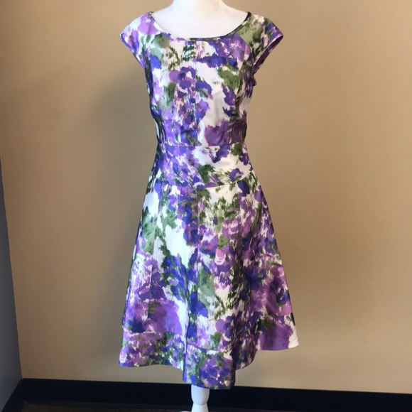 maggy london fit and flare dress